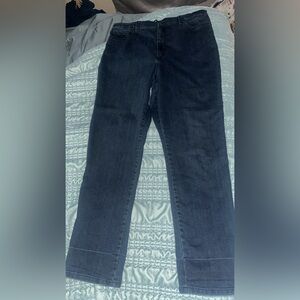 Size 16 Gloria Vanderbilt navy  Blue Jeans